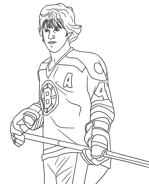 Bobby Orr kolorowanka NHL