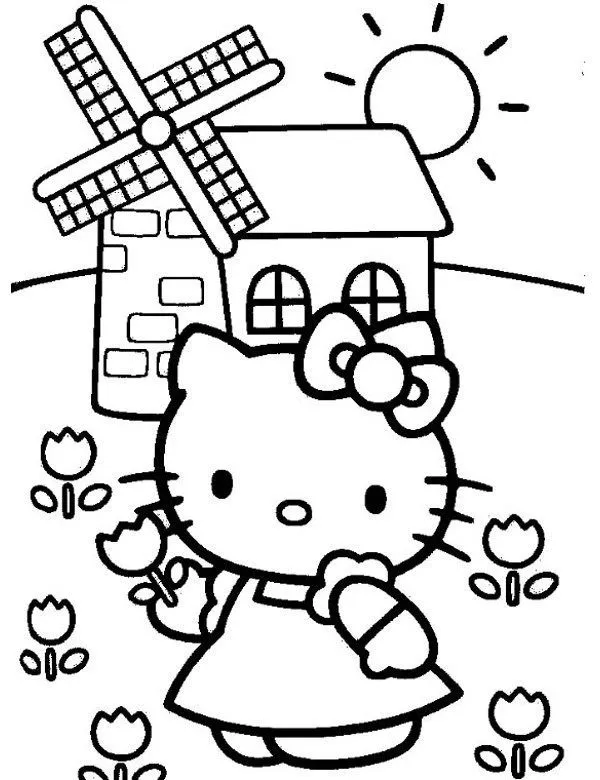 Hello Kitty kolorowanka5