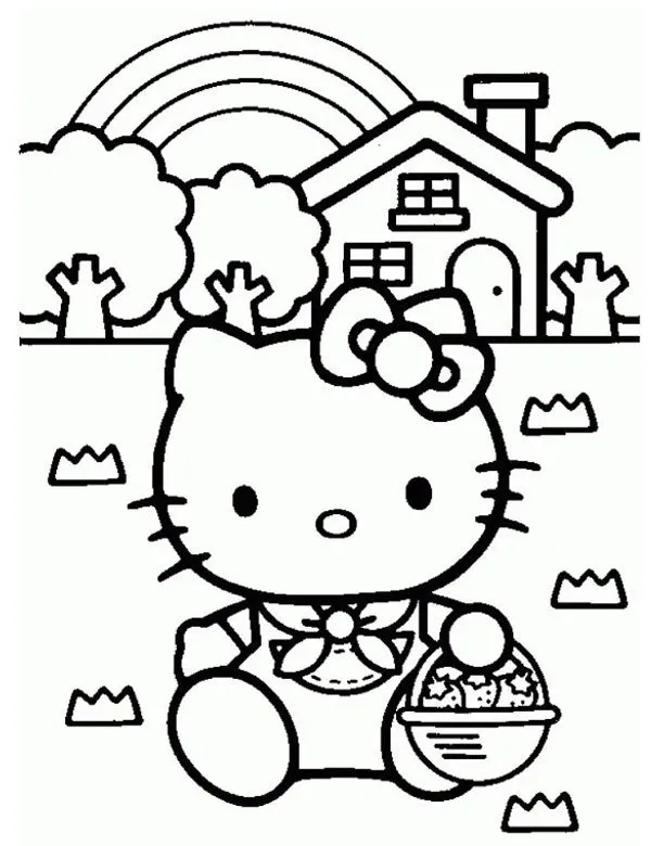 Hello Kitty kolorowanka6