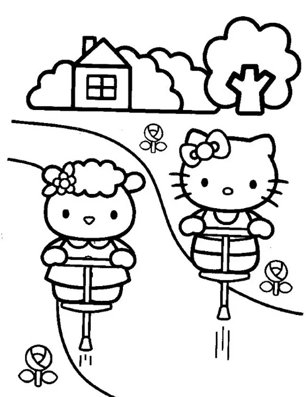 Hello Kitty kolorowanka8