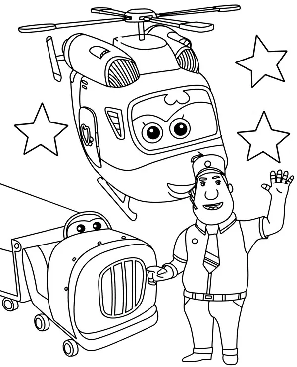 adam i roy super wings kolorowanka