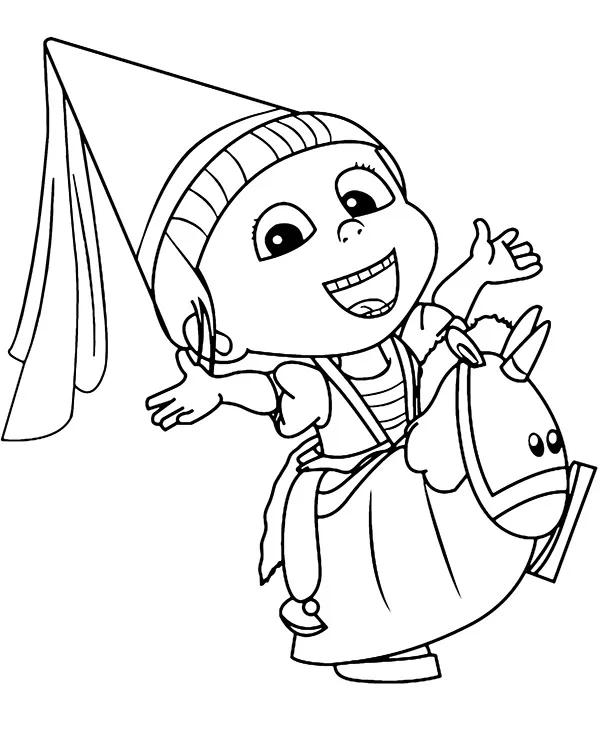 agnes minionki kolorowanka