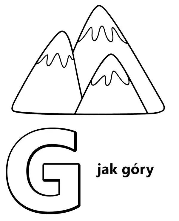 alfabet g jak gory