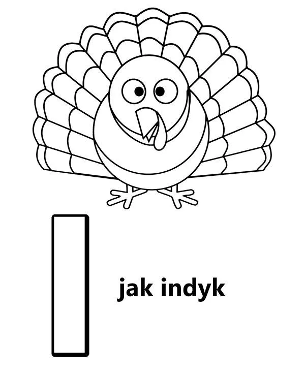 alfabet i jak indyk
