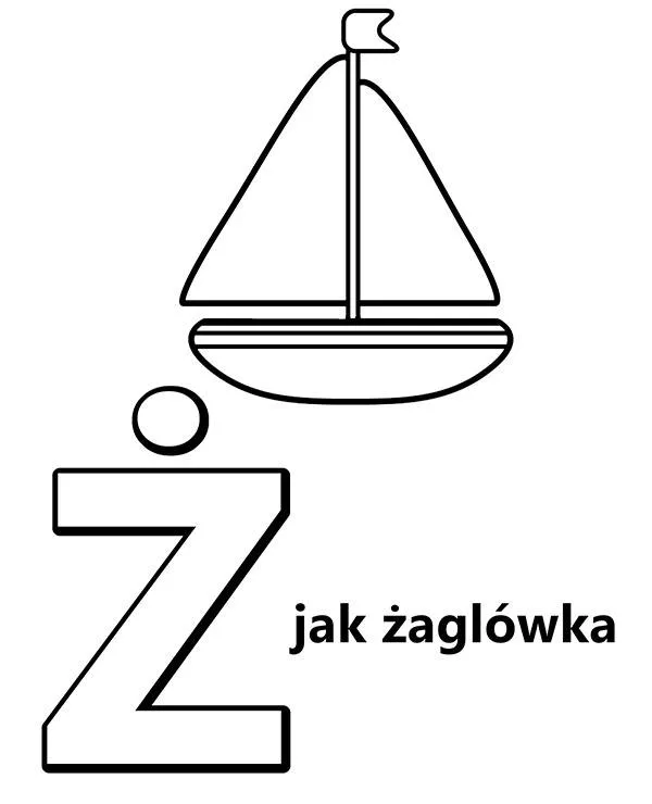 alfabet z jak zzaglowka
