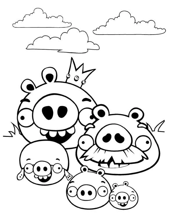 angry birds kolorowanka 1