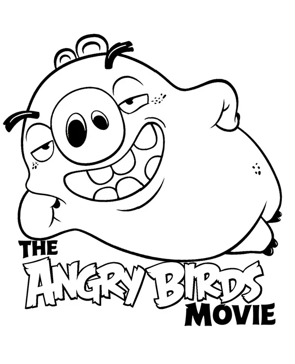angry birds the movie kolorowanka