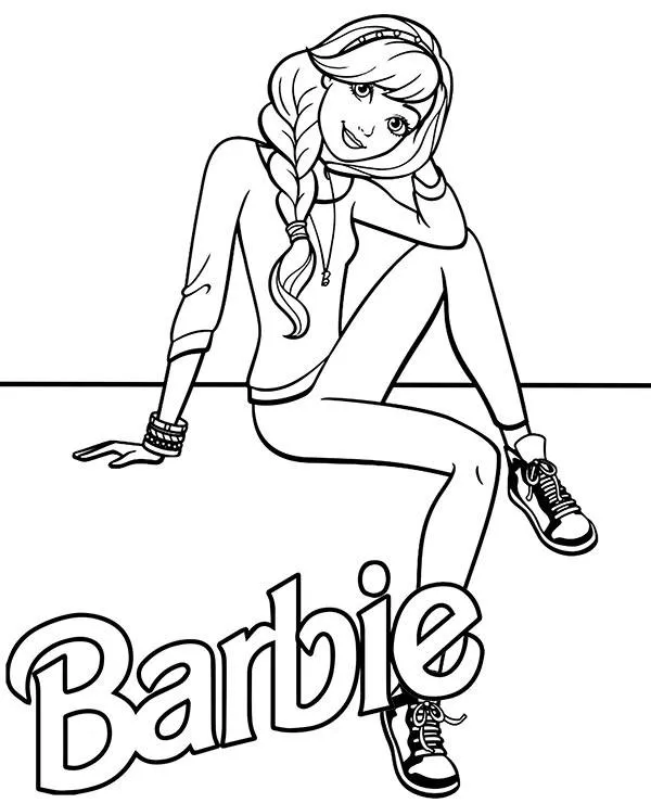 barbie bajka kolorowanka