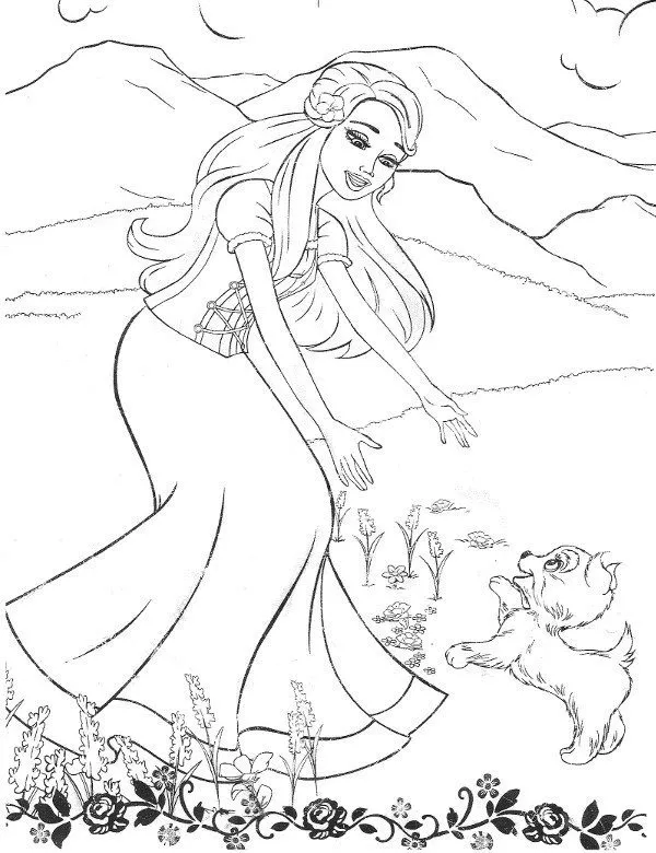 barbie kolorowanka 12
