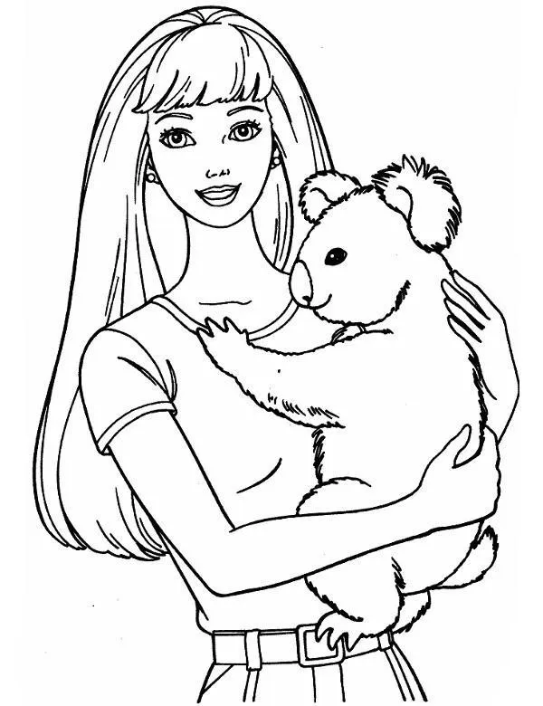 barbie kolorowanka 7