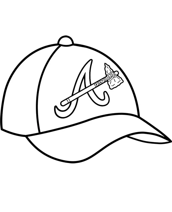 baseball kolorowanka logo czapka