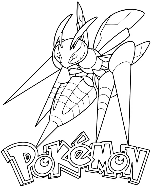 beedrill kolorowanki pokemon
