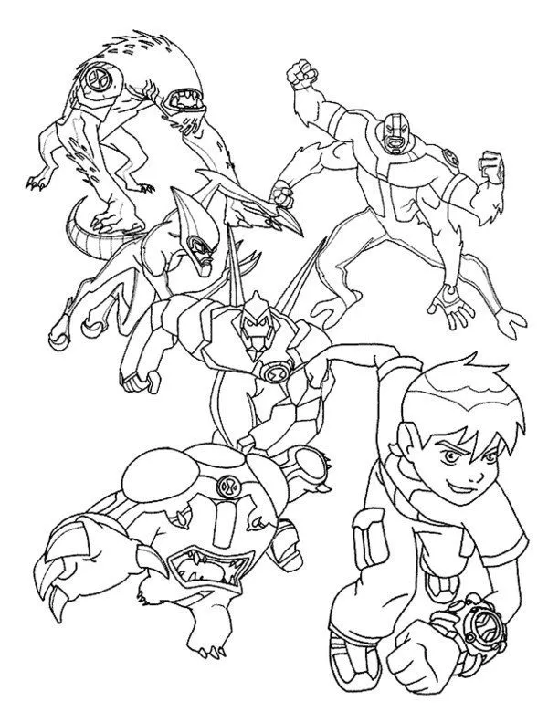 ben 10 kolorowanka 19