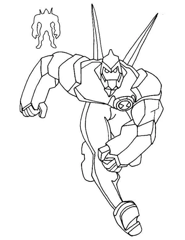 ben 10 kolorowanki do wydruku