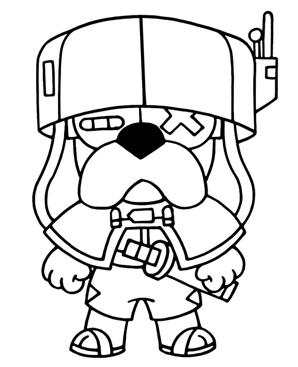 brawl stars kolorowanka ronin ruffs