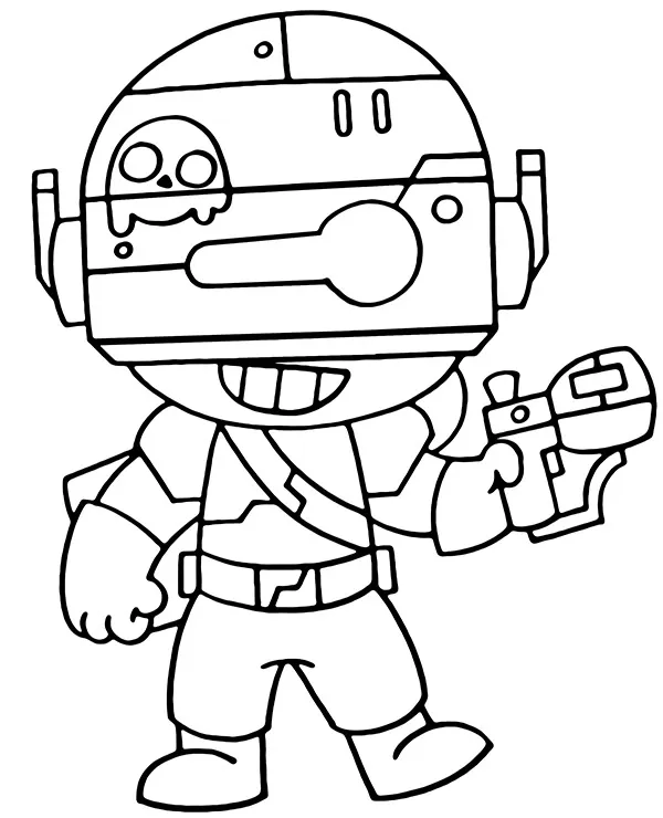brawl stars kolorowanka smuggler peny