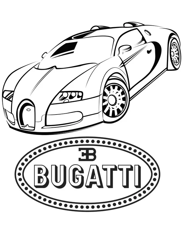 bugatti veyron kolorowanka do wydruku