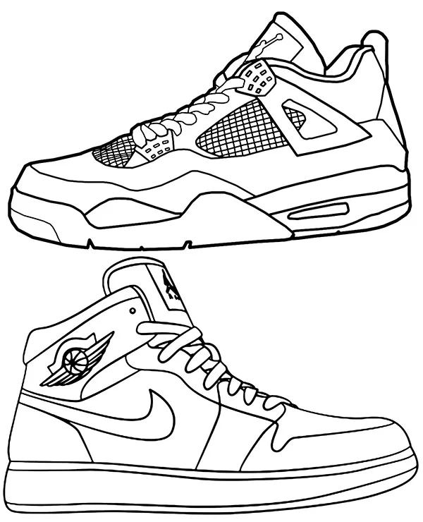 buty koszykarskie kolorowanka