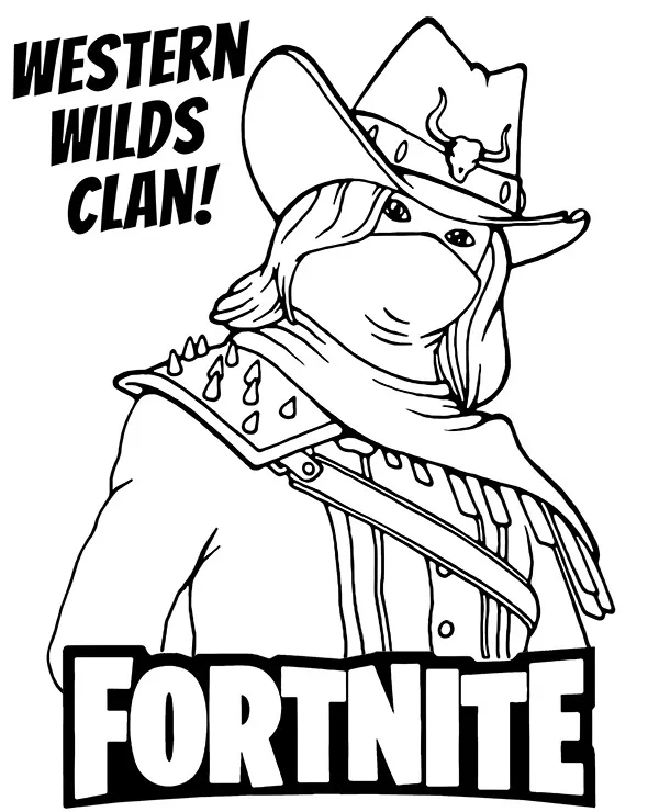 calamity western wilds kolorowanka fortnite