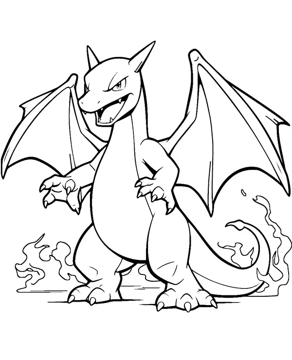 charizard kolorowanki pokemon