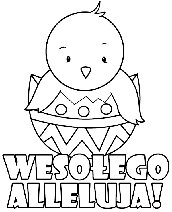 darmowa kolorowanka na wielkanoc