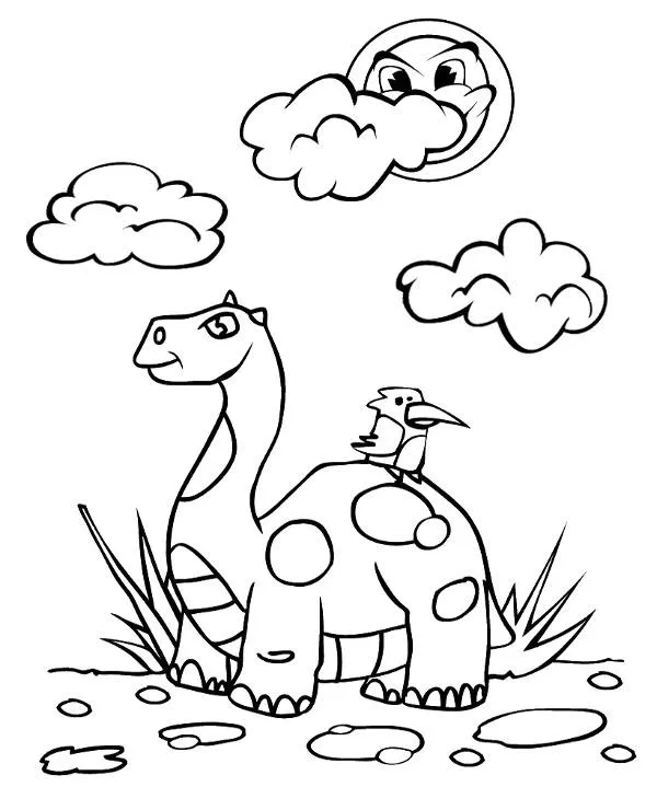 dinozaur kolorowanki 30