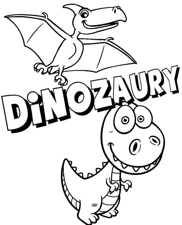 dinozaury kolorowanka do druku