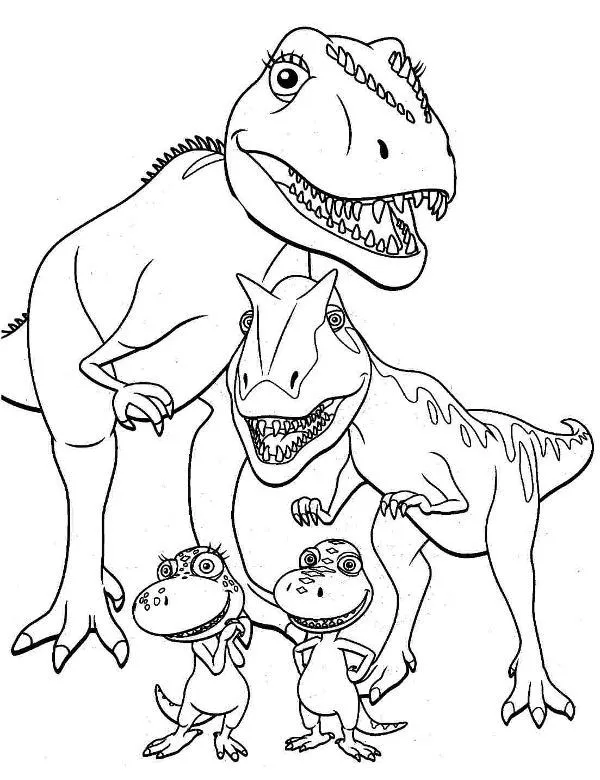 dinozaury kolorowanki do druku 2