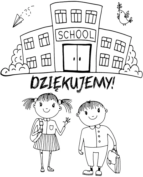 dzien nauczyciela kolorowanka szkola