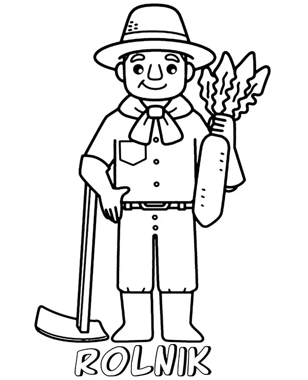 farmer kolorowanka do druku