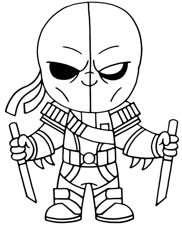 fortnite kolorowanka Deathstroke Zero