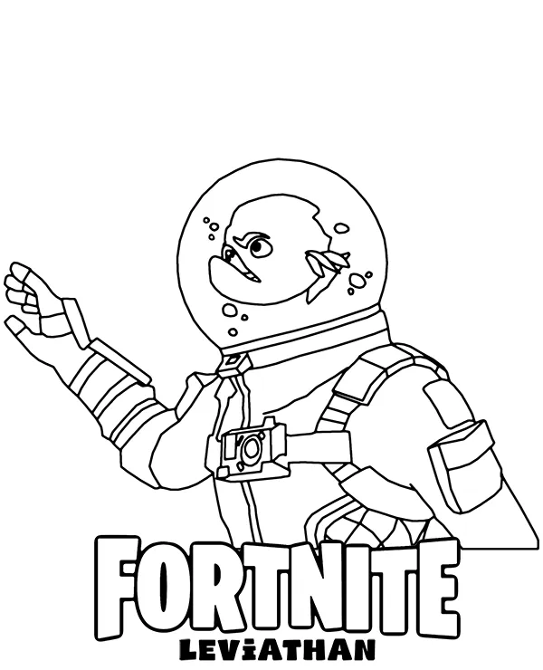 fortnite kolorowanka do druku leviathan