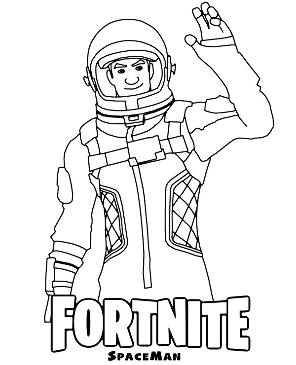 fortnite kolorowanka do druku spaceman