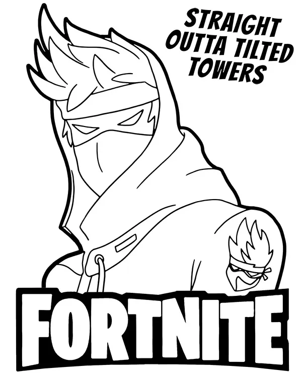 fortnite kolorowanka straight outta tilted towers