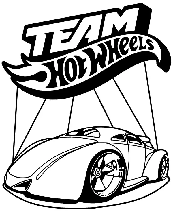 hot wheels wyscigowka z logo
