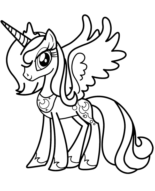 jednorozec pony kolorowanka do druku