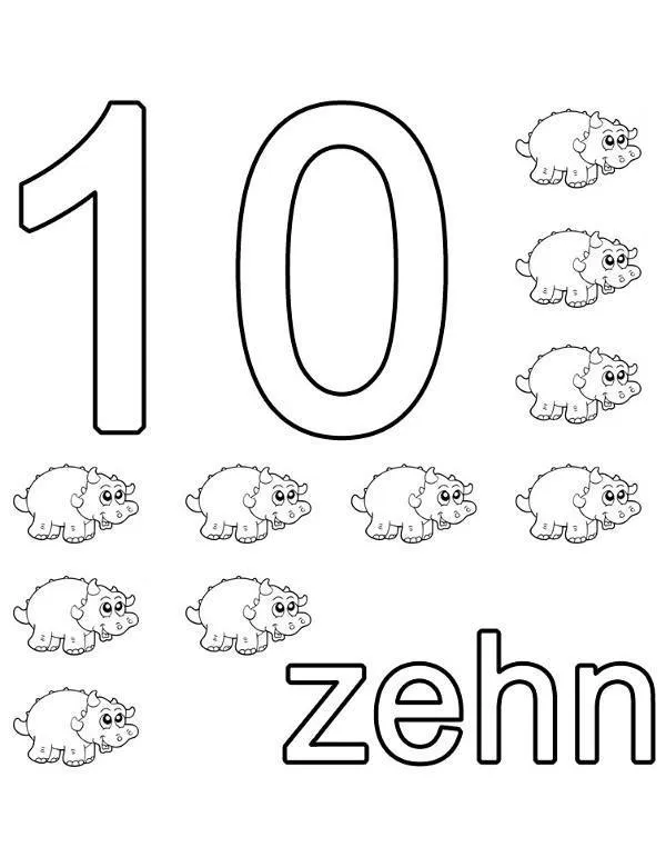 jezyk niemiecki kolorowanka 10