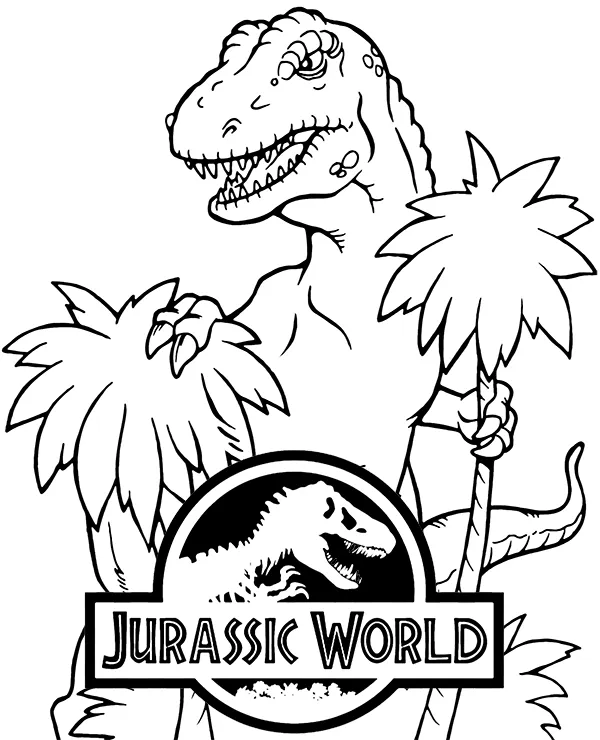 jurassic world kolorowanka do wydruku