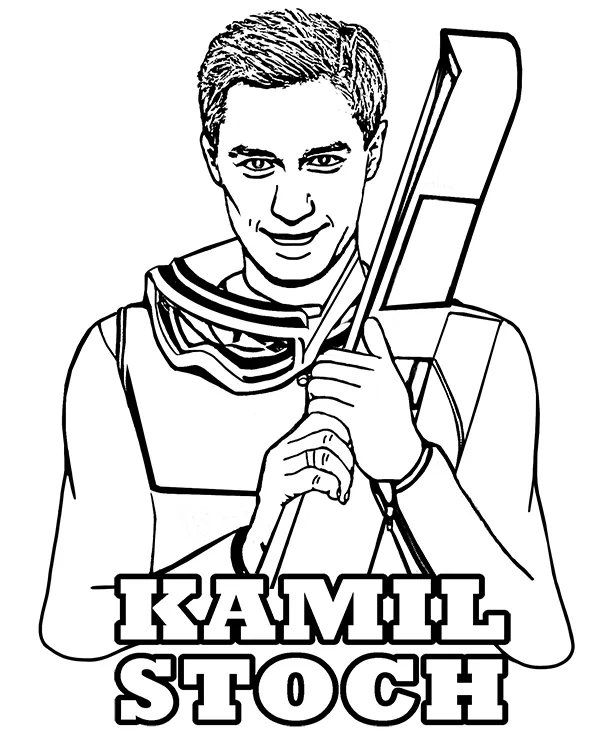 kamil stoch kolorowanka do druku