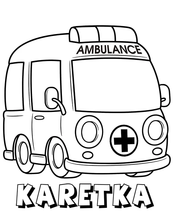 karetka kolorowanka