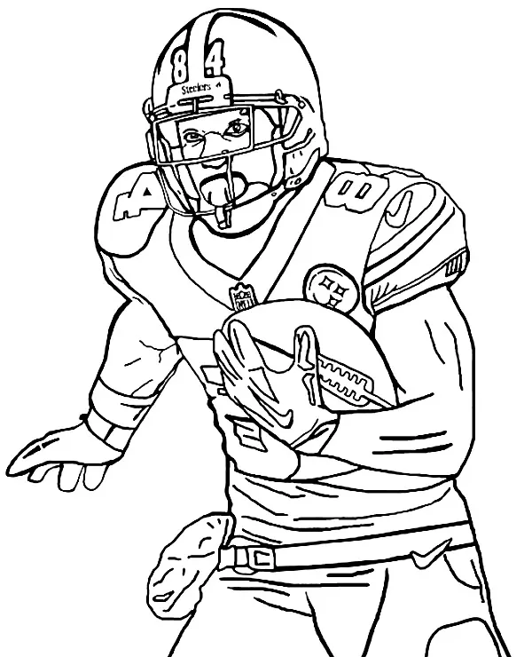 kolorowanka antonio brown