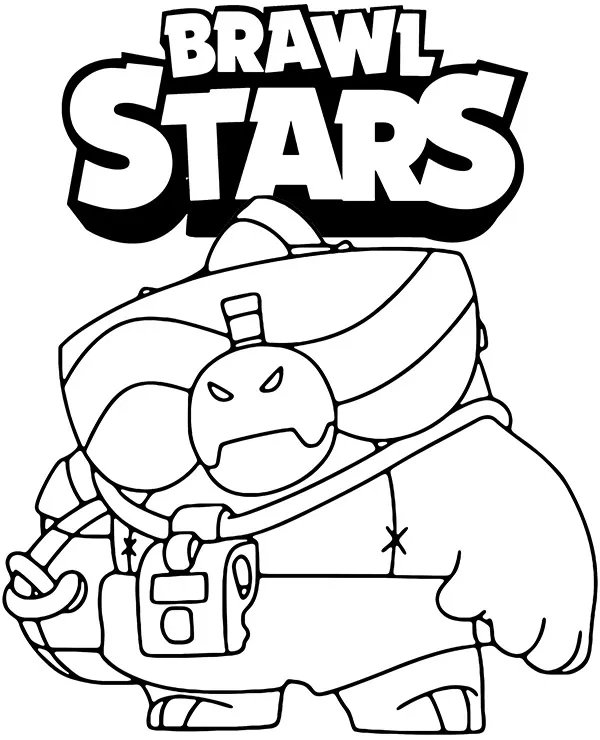 kolorowanka brawl stars buzz