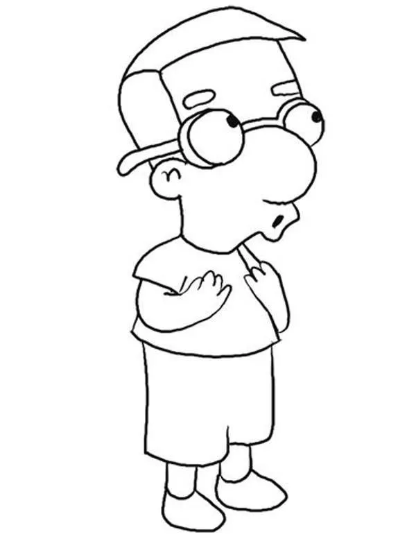 kolorowanka do druku simpsonowie