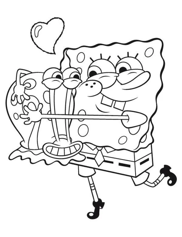 kolorowanka do wydrukusponge bob