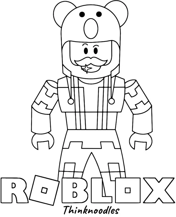 kolorowanka roblox Thinknoodles