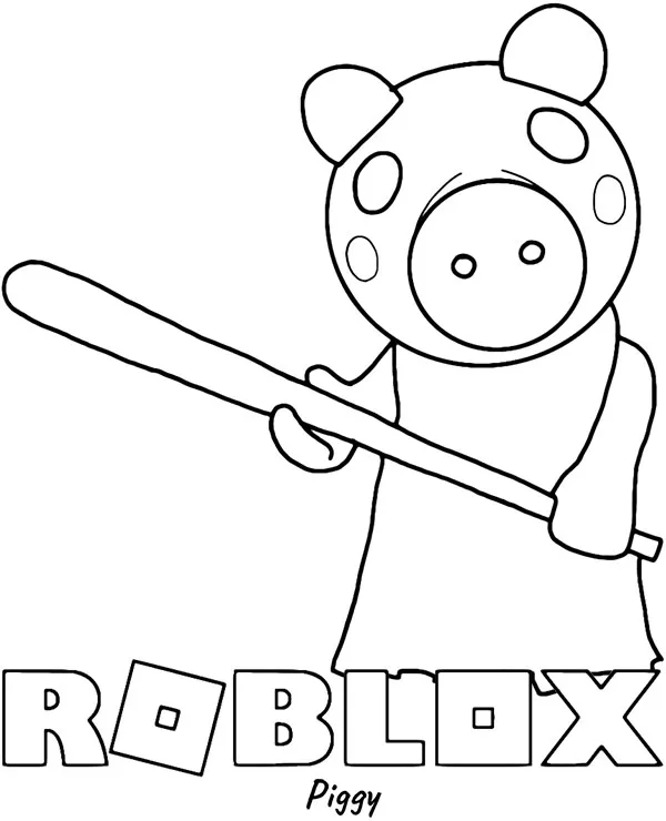 kolorowanka roblox piggy