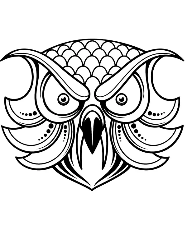 kolorowanka tatuaz fantasy