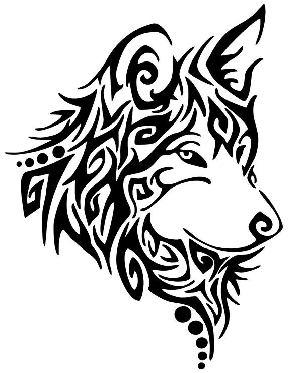 kolorowanka tatuaz owczarek
