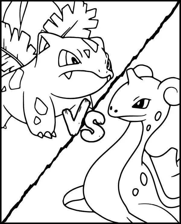 kolorowanka vs ivysaur