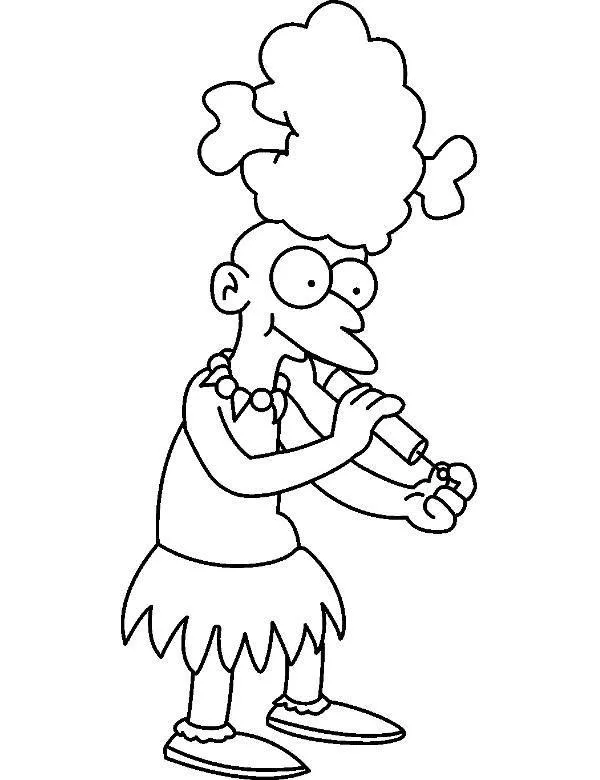 kolorowanki do druku simpsonowie
